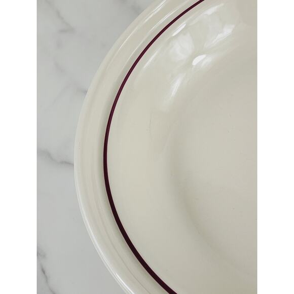 Longaberger Pottery Pie Dish Baking Plate Woven Traditions 10" Made In USA Vtg - Picture 6 of 16